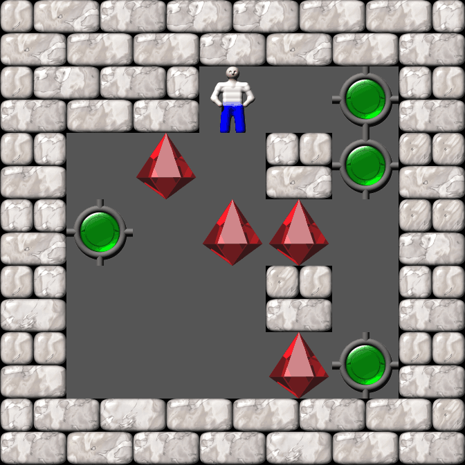 Сокобан More Bugs collections уровень 73